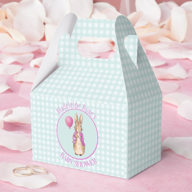 Personalise Peter the rabbit Baby Shower Favour Box (Wedding)