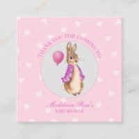 Personalise Peter the rabbit Thank you