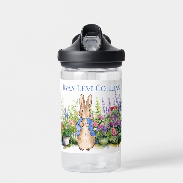 Personalise Peter the Rabbit Water Bottle (Front)