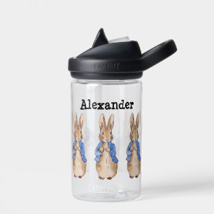 Personalise Peter the rabbit with a name Water Bottle