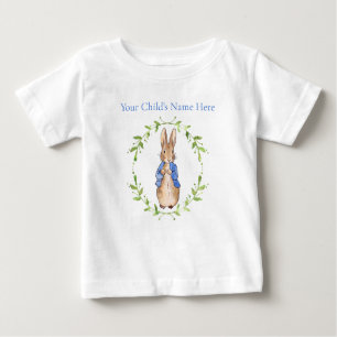 Personalise Peter the Rabbit with Child's Name Baby T-Shirt