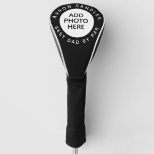 Personalise Photo Best Dad By Par Golf Head Cover