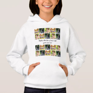 Personalise photo collage and text