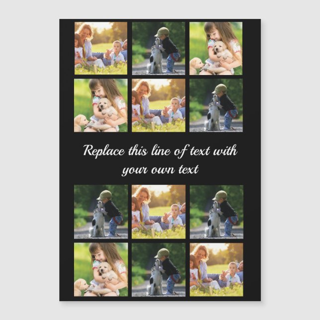 Personalise photo collage and text (Front)