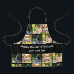 Personalise photo collage and text apron<br><div class="desc">Personalise photo collage and text</div>