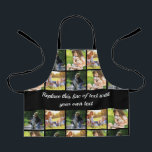 Personalise photo collage and text apron<br><div class="desc">Personalise photo collage and text</div>