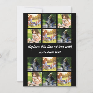 Personalise photo collage and text Case-Mate iPhon Card