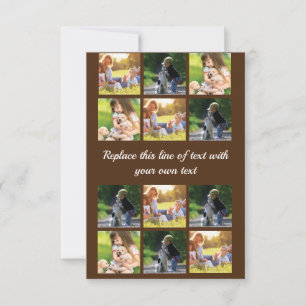 Personalise photo collage and text Case-Mate iPhon Card