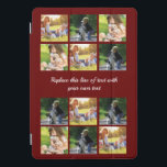 Personalise photo collage and text Case-Mate iPhon iPad Pro Cover<br><div class="desc">Personalise photo collage and text</div>