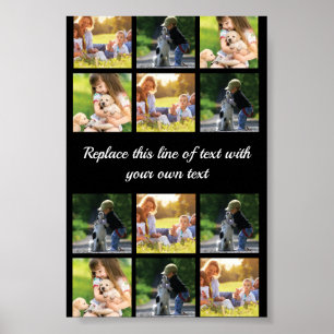Personalise photo collage and text Case-Mate iPhon Poster