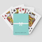 Personalise playing cards luxury design New york