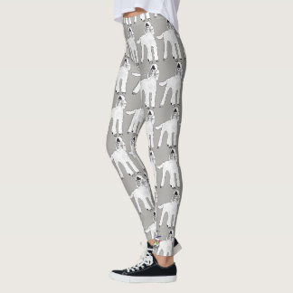 Personalise Poodle Yoga Workout Leggings