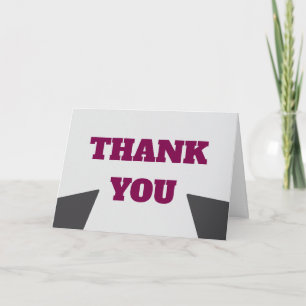 Personalise professional templet 5" x 7" thank you card