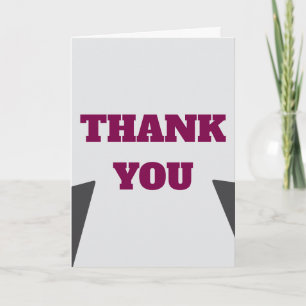 Personalise professional templet 5" x 7" Vertical Thank You Card