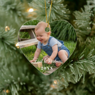 personalise professional templet Ceramic Heart Ornament