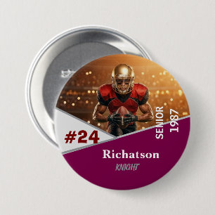 personalise professional templet simple 3 inch 7.5 cm round badge