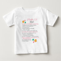 Personalise Psalm 23-NIV Bible Scripture Flowers