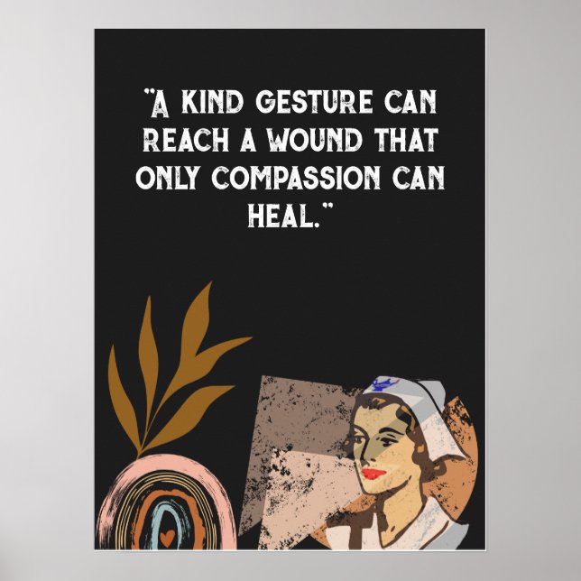 Personalise quotes for medical centre, hospital poster (Front)