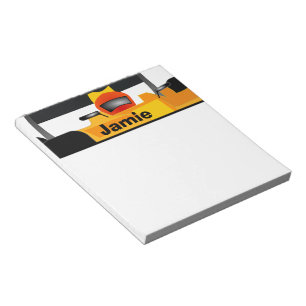 Personalise Race Car Birthday Party Gifts Notepad
