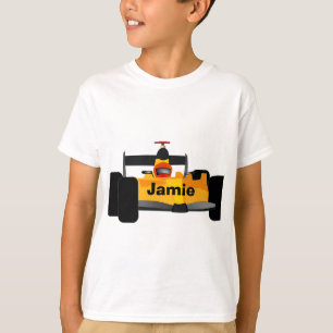 Personalise Race Car Birthday Party Gifts T-Shirt
