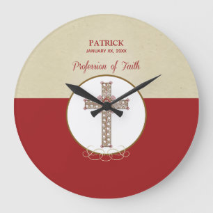 Personalise, RCIA Blessings on Profession of Faith Large Clock