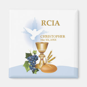 Personalise, RCIA Congrats Catholic Sacrament Magnet