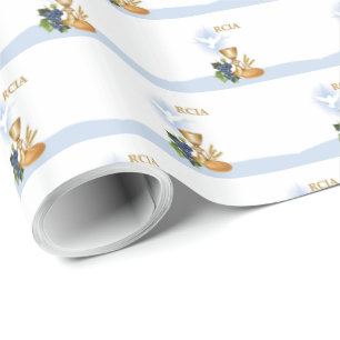Personalise, RCIA Congrats Catholic Sacrament Wrapping Paper
