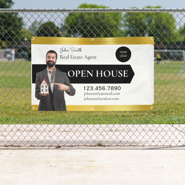 Personalise Real Estate Agent Open House Detailed  Banner (Insitu)