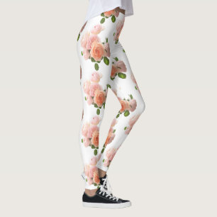 Personalise Roses Modern Elegant Trendy Template Leggings