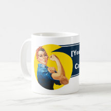 Personalise Rosie Riveter Empowerment Women Female