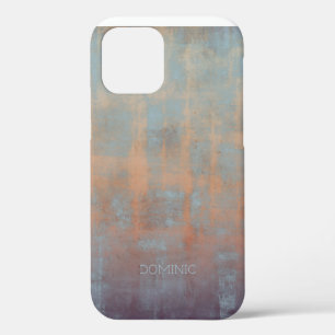 Personalise Rustic Abstract Art Nr67 iPhone 12 Case