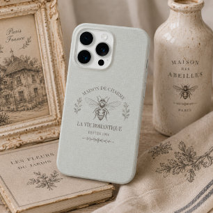 Personalise sage green vintage French Country  iPhone 15 Pro Case
