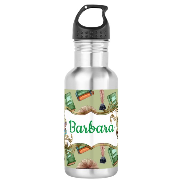 Personalise School Books 710 Ml Water Bottle (Front)