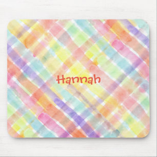 Personalise Seamless Watercolor Pattern - storeman Mouse Pad