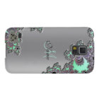 Personalise Silver Metallic Fractal iPhone X Case