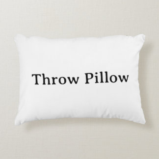 personalise simple Accent Pillow