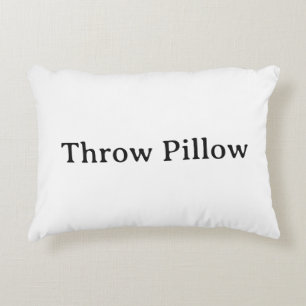 personalise simple Cotton Accent Pillow