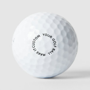 personalise simple custom Bridgestone e6 Golf Ball