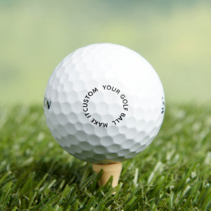 personalise simple custom Srixon Soft Feel 13 Golf Balls