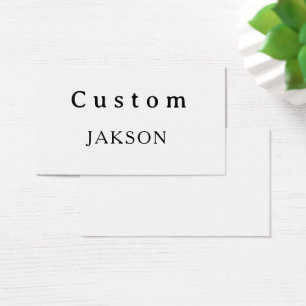 personalise simple custom Standard, 3.5" x 2.0"