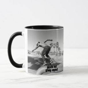 Personalise, Skate Eat Sleep Repeat Mug