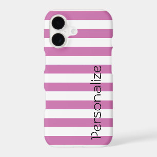 Personalise Sky Magenta Striped Pattern