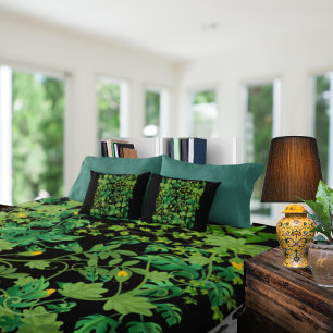 Personalise Sleepy Yellow Night Flowers Fleece Blanket