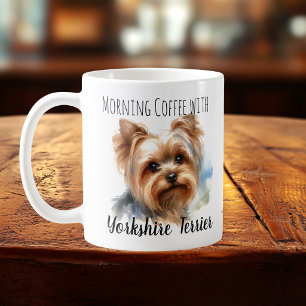  Personalise soft Browns Yorkshire Terrier Mug