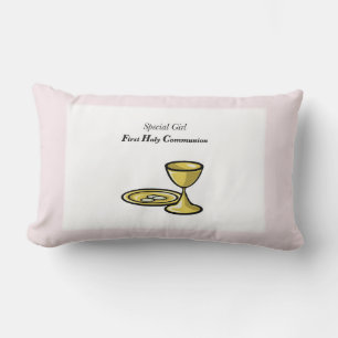 Personalise, Special Girl, First Communion Lumbar Cushion