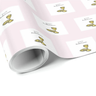Personalise, Special Girl, First Communion Wrapping Paper