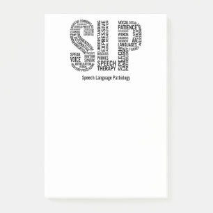 Personalise Speech Therapy SLP Post-it Notes