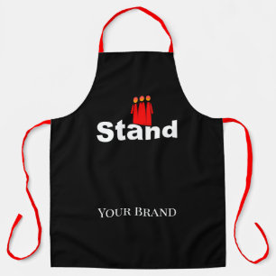 Personalise Stand 3 figures Black Apron