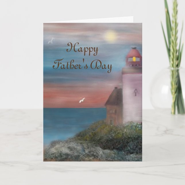 Personalise standard "Happy Father's Day"  Card (Front)