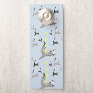 Personalise Sugar Glider Door Knob Plaque Hanger
